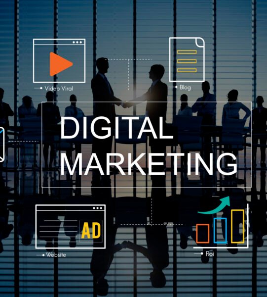 Digital Marketing Media Technology Graphic Concept Digital Marketing
